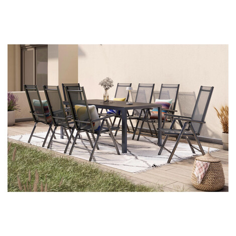 Ambia Garden ZOSTAVA ZÁHRADNÉHO NÁBYTKU kov, plast, textil Ambia Home