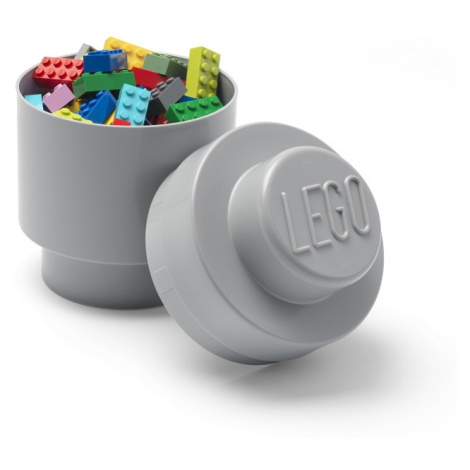 LEGO Storage LEGO úložný box kulatý 123 x 183 mm Varianta: Box šedý