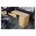 LuxD Dizajnový písací stôl Pacari 120 cm dub