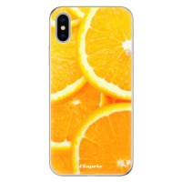 Odolné silikónové puzdro iSaprio - Orange 10 - iPhone X