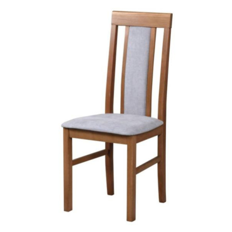 Sconto Jedálenská stolička NILA 2 dub stirling/sivá Houseland