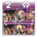 Puzzle panoramatické Fairy Triptych Educa 2×100 dielov