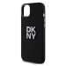 DKNY Liquid Silicone Stack Metal Logo Apple iPhone 15 Plus DKHCP15MSMCBSK Black