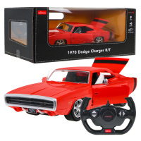 1970 Dodge Charger RT červený model RASTAR 1:16 Auto na diaľkové ovládanie