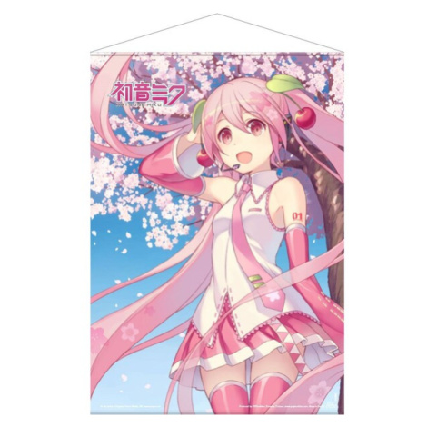 Plátený plagát Hatsune Miku - Cherry Blossom 50 x 70 cm