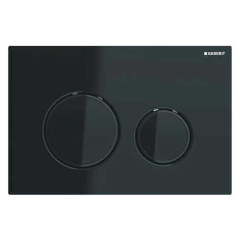 GEBERIT - Sigma21 Ovládacie tlačidlo splachovania, čierna/čierny chróm 115.651.SJ.1