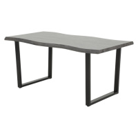 Sconto Jedálenský stôl GRACE II sivá/čierna