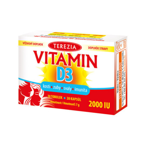 TEREZIA Vitamín D3 2000 IU 30 kapsúl