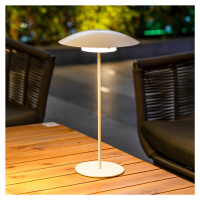 Newgarden Sardinia LED dobíjacia lampa IP44 biela 30 cm