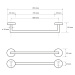 Sapho Sapho, X-ROUND držiak na uteráky 855mm, chróm