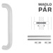 FT - MADLO kód K01 Ø 32 mm UN pár 350 mm, Ø 32 mm, 382 mm