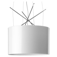 FLOS Ray S závesná lampa, biela