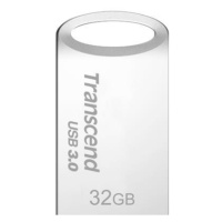 TRANSCEND Flash Disk 32GB JetFlash®710S, USB 3.0 (R:90/W:20 MB/s) strieborná