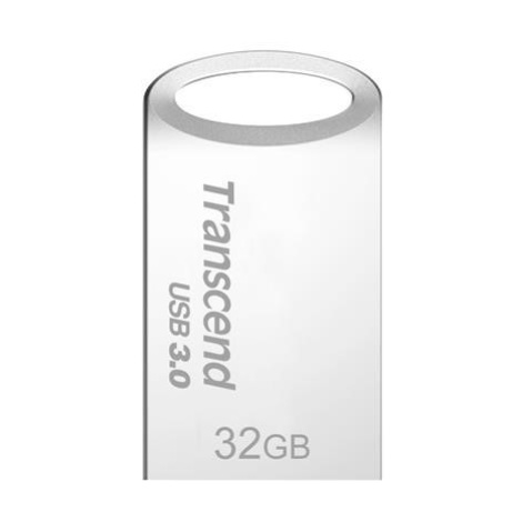 TRANSCEND Flash Disk 32GB JetFlash®710S, USB 3.0 (R:90/W:20 MB/s) strieborná