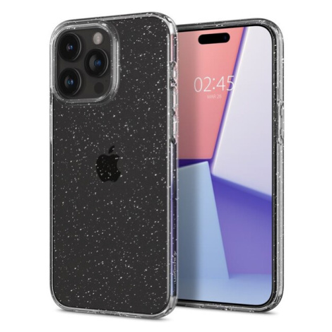 Spigen Liquid Crystal Glitter kryt iPhone 15 Pro Max číry