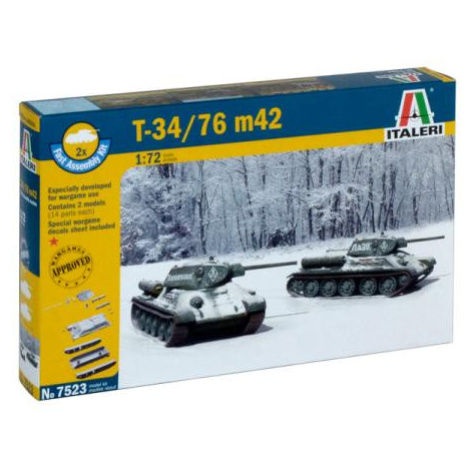 Fast Assembly tanky 7523 - T 34 / 76 m42 (1:72)