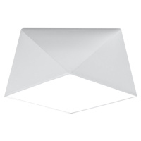 Biele stropné svietidlo 25x25 cm Koma – Nice Lamps