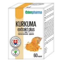 EDENPHARMA Kurkuma extrakt plus kapsule 60 ks