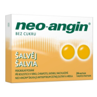 NEO-ANGIN Šalvia 24 tvrdých pastiliek