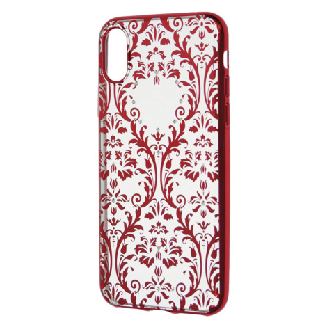 Silikónové puzdro na Apple iPhone X/XS Devia Baroque červené