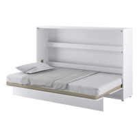 Sconto Jednolôžková sklápacia posteľ BED CONCEPT 2 biela/vysoký lesk, 120x200 cm