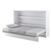 Sconto Jednolôžková sklápacia posteľ BED CONCEPT 2 biela/vysoký lesk, 120x200 cm