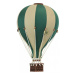 Dadaboom.sk Dekoračný teplovzdušný balón - zelená/krémová - L-50cm x 30cm