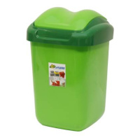 Kinekus Kôš na odpad preklápací 15 l, plastový, FALA, zelený