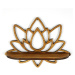 Polica v prírodnej farbe 33 cm Lotus – Kalune Design