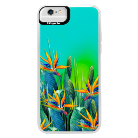 Neónové puzdro Blue iSaprio - Exotic Flowers - iPhone 6 Plus/6S Plus