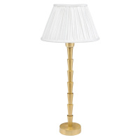 PR Home Stolná lampa Chloe zlatá/biela