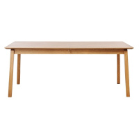 Rozkladací jedálenský stôl s doskou v dubovom dekore 95x190 cm Bari – Unique Furniture