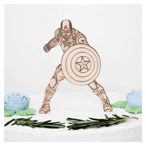 Postavička na tortu - Captain America