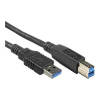 PremiumCord Kábel USB 3.0 Super-speed 5Gbps A-B, 9pin, 0,5m