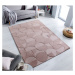 Ružový koberec z vlny Flair Rugs Gigi, 120 × 170 cm
