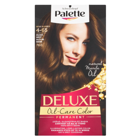 PALETTE Deluxe Farba na vlasy 4-65 (760) Oslnivo hnedý