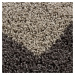 Kusový koberec Life Shaggy 1503 taupe - 120x170 cm Ayyildiz koberce