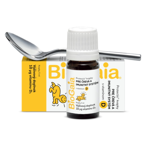 BIOGAIA Protectis Detské kvapky s vitamínom D 5 ml