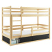 Expedo Detská poschodová posteľ  RAFAL 4 + úložný priestor + matrac + rošt ZADARMO, 80x190 cm, b