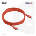 Club3D Kábel USB2 Type-C Bi-Directional USB-IF Certifikovaný 480Mb, PD 240W(48V/5A) EPR M/M 3m