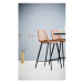 Svetlohnedá barová stolička z imitácie kože DAN-FORM Denmark Hype