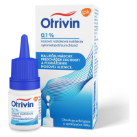 OTRIVIN 0,1 % Nosová roztoková instilácia 1 mg 10 ml