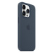Apple silikónový kryt s MagSafe na iPhone 14 Pro Max búrkovo modrý