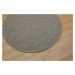 Kusový koberec Alassio šedobéžový kruh - 160x160 (průměr) kruh cm Vopi koberce