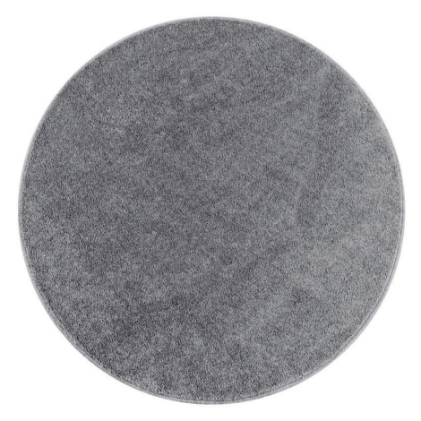 Kusový koberec Ata 7000 lightgrey kruh - 120x120 (průměr) kruh cm Ayyildiz koberce