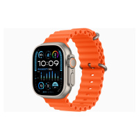 Apple Watch Ultra 2/49mm/Titan/Šport Band/Orange Ocean