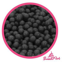 SweetArt cukrové perly čierne 5 mm (80 g) - dortis - dortis