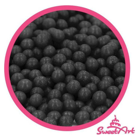 SweetArt cukrové perly čierne 5 mm (80 g) - dortis - dortis