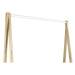 Biely/prírodný bambusový stojan na oblečenie Finja – Wenko