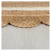 Kusový koberec Grace Jute Natural/White Rozmery kobercov: 120x170